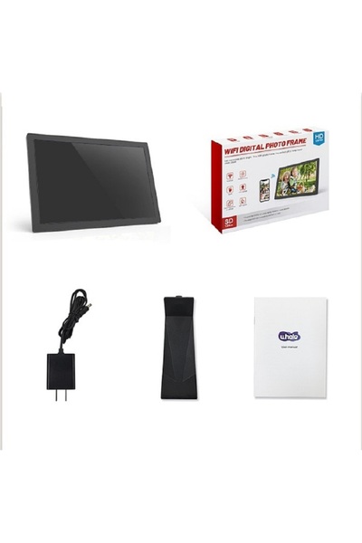 Lsc Rama Foto Digitala Wi-Fi cu Ecran IPS HD, 10.1 inch, Trimitere Poze Direct din Telefon, Auto-Rotire,