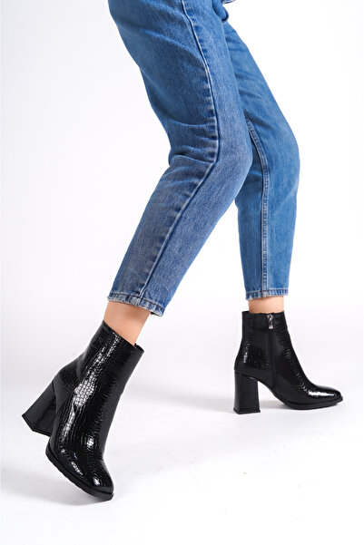 By Ramon Caliente Kadın Elite Küt Burun Topuklu Bot YENİ SEZON 2025 Kasımda ışıltını konuştur