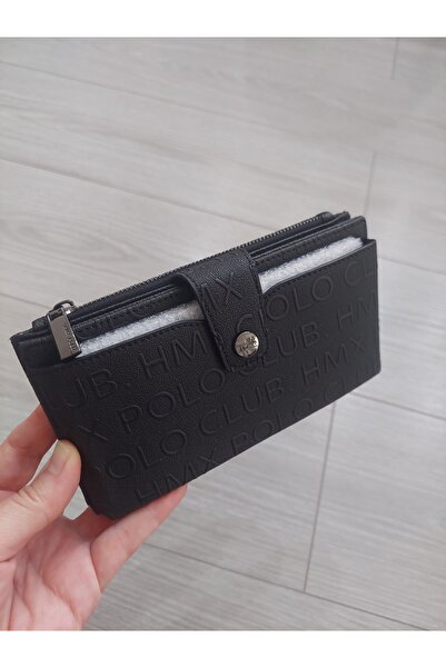 Polo Rose Black Women's Wallet (with Phone Compartment)