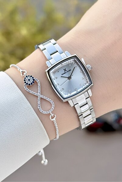 Daniel Klein Gri Renk Ayarlanabilir Kordonlu Kadın Kol Saati Ve Bileklik