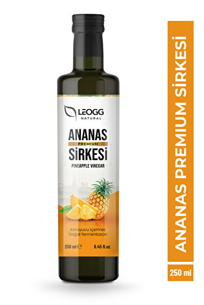 Leogg Natural Ananas Detox Sirkesi Doğal Fermantasyon Ödem Atmayı Destekleyic...