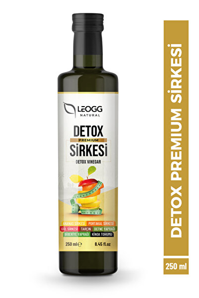 Leogg Natural Detox Sirkesi Doğal Fermantasyon Ödem Atmayı Destekleyici 250 ML