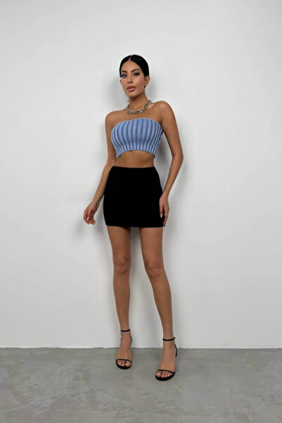 ETİLER COLLECTION Στράπλες Κορδόνι Crop