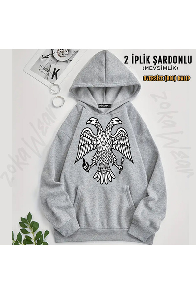 ZOKAWEAR Paok 2 Printed Hooded Sweatshirt (2 Thread)