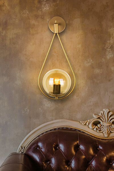 VENON 2 Adet Damla Aplik Pilli Değildir Elektriklidir Su Damlası Bal Glop Camlı Duvar Lambası Modern