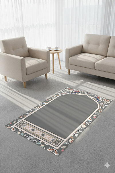 FOREVER ALDORA Kneel-Free Soft Sponge Prayer Rug and Prayer Mat Gray