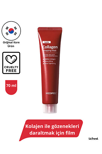 Medipeel Kolajen Soyulan Cam Cilt Maske Red Lacto Collagen Wrapping Mask 70ml