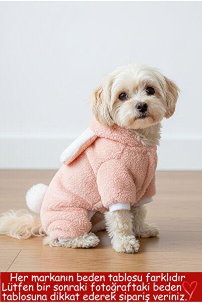 Barneystore Kedi Köpek Peluş Tavşan Kulaklı Tulum