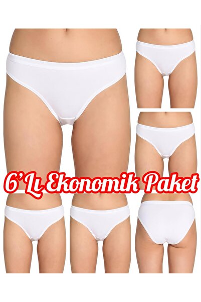 Özten Pack of 6 Luxury Lycra Non-Marking Bikini Panties Ozt6202