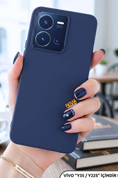 cepmoda VİVO "Y35 / Y22S" Telefon Kılıfı - Esnek ince Silikon Kapak Slim Case...