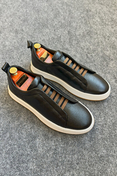 Greyybull Shoes Чорні шкіряні кросівки