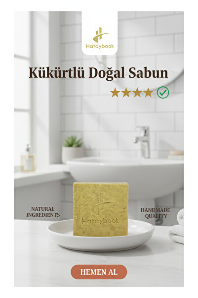 Hataybook Kükürt Sabunu 1 Adet 100gr