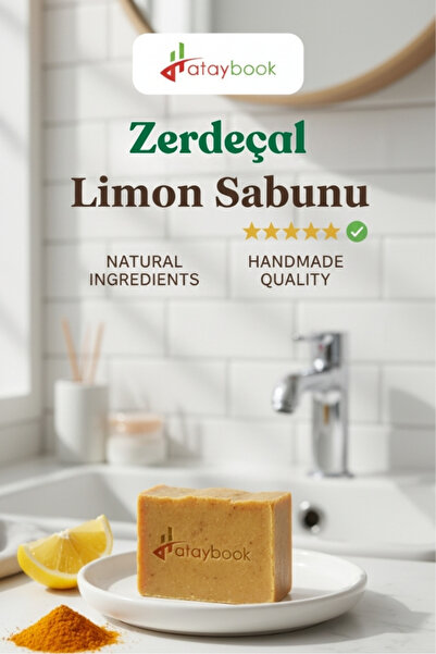 Hataybook Zerdeçal Sabunu Limonlu 1 Adet 110g