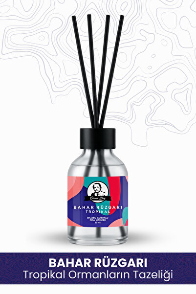 Özcan Bey Bahar Rüzgarı Kokulu Çubuklu Oda Kokusu Ekstra Kalıcı Esansiyel Yağ...