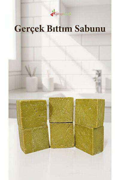 Hataybook %100 Doğal Siirt Saf Bıttım Sabunu 1kg Hakiki 6 Adet El Yapımı 1.kalite