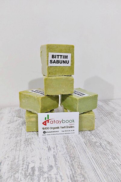 Hataybook Siirt Yeşil Bıttım Sabunu 6 Adet 900 gram