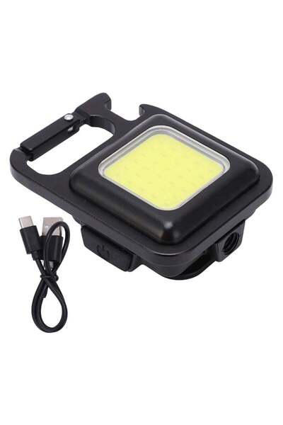 huitich مصباح جيب صغير مع حامل قابل للطي وفتاحة زجاجات