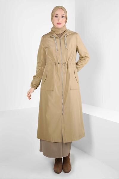 Alvina KAPÜŞONLU TRENÇKOT 10802