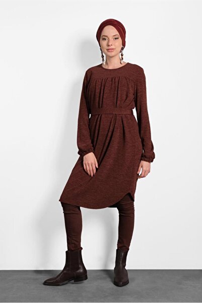 Alvina Flat Tunic with Bircle Neck 40392