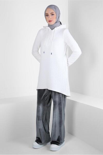 Alvina GENİŞ PAÇA KADİFE PANTOLON 70643