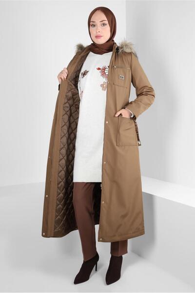 Alvina KAPÜŞONU KÜRKLÜ PARKA 90370