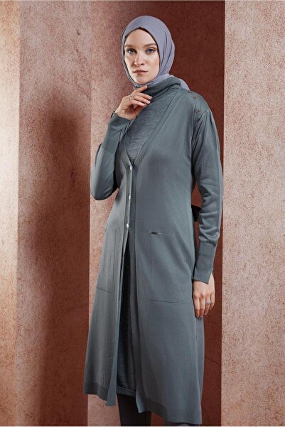 Alvina 45001 Модель трикотажний кардиган з поясом