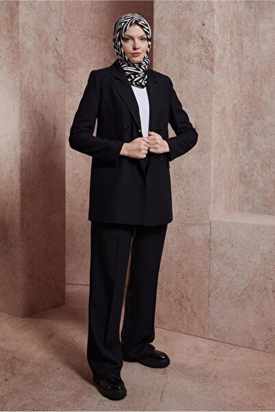 Alvina 30420 Model Linen Textured Pants Set