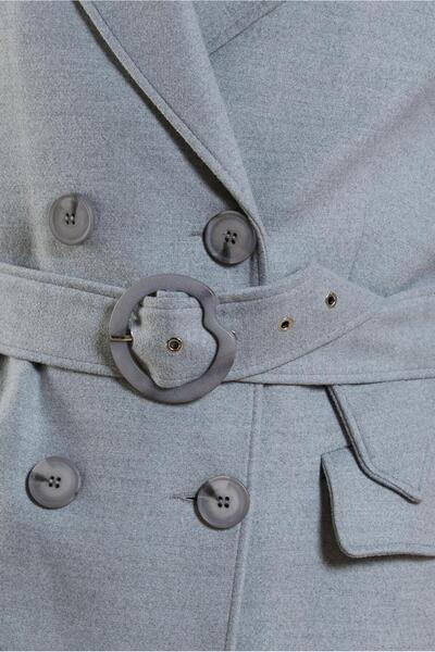 Alvina 90504 Μοντέλο Παλτό με Ζώνη