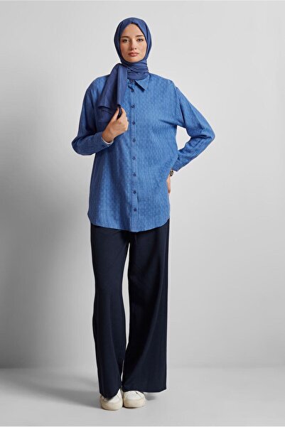 Alvina Shirt Collar Tunic 44818