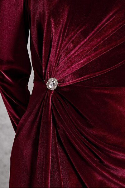 Alvina KADİFE ELBİSE 45259