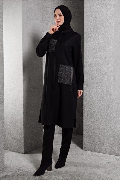 Alvina TAŞ DETAYLI TUNİK 45157