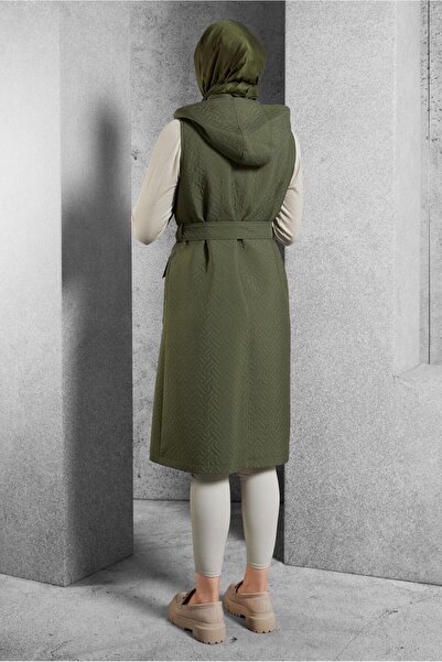 Alvina Belted Quilted Vest 45242