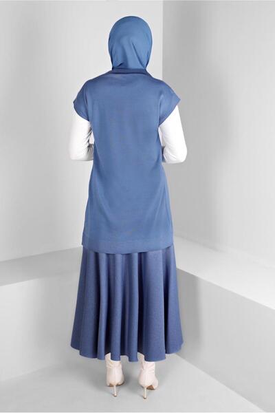 TRENDTESETTÜR WOMEN'S NAVY BLUE (A.NDIGO) KNITSUETER T 43124