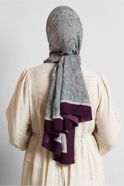 Alvina Ethnic Patterned Shal 4472