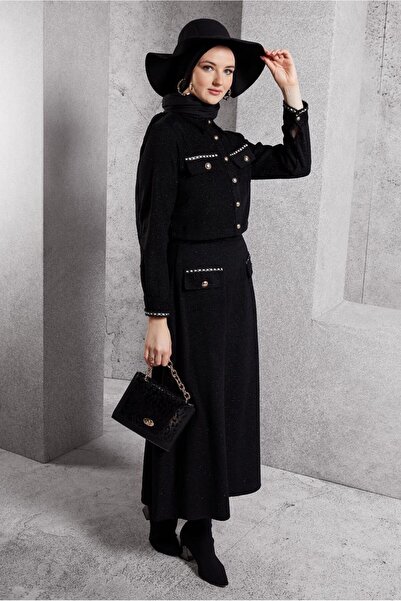 Alvina DÜĞMELİ ETEKLİ TAKIM 45124