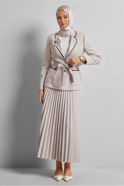 Alvina Belted Skirt Suit 30531