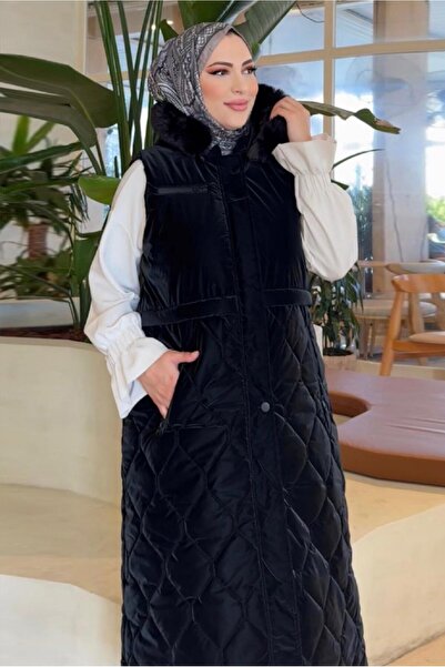 TRENDTESETTÜR Women's Black Inflatable Vest t 7056