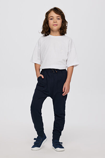 Panço Erkek Çocuk Cepli Lacivert Eşofman Altı