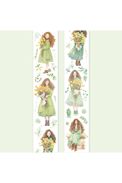 Choice 6 السيد ورقة 8 نمط 200CM / لفة شريط PET لطيف الأدبية Ins نمط خمر ملصق ...