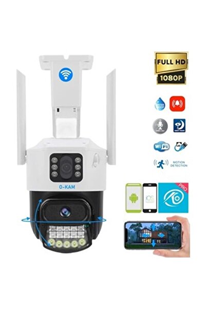 O-KAM 6015 6MP Dual Lens WİFİ PT Çift Kamera