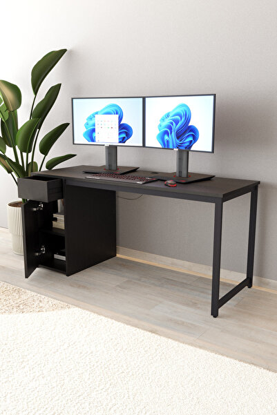 Flinder Çalışma Masası - Bilgisayar Masası - Kesonlu Masa