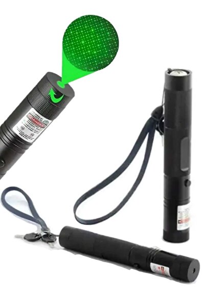 jvx Jv-3454 Yeşil Lazer 2 In 1 Güçlü Şarjlı Lazer Işık Ayarlanabilir Desen, Uzun Menzilli