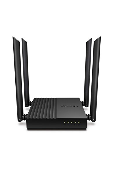 TP-LINK ARCHER C64 AC1200 4Port 867Mbps Dual Band WiFi Masaüstü Gigabit Router Access Point