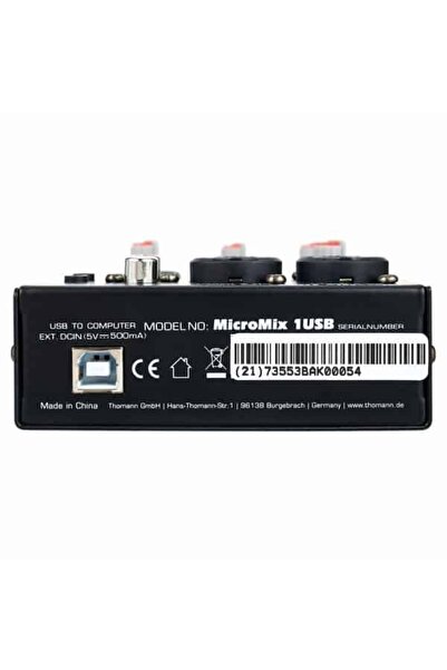 Nobrand Mixer audio 2 canale the t.mix MicroMix 1 USB