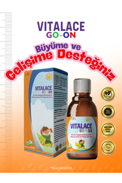 WODENFORTİS VITALACE GO-ON Herbal, Appetite-Aiding, Growth and Development Su...