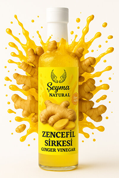Şeyma natural Zencefil sirkesi 500 ml doğal fermente yerli zencefil sirkesi