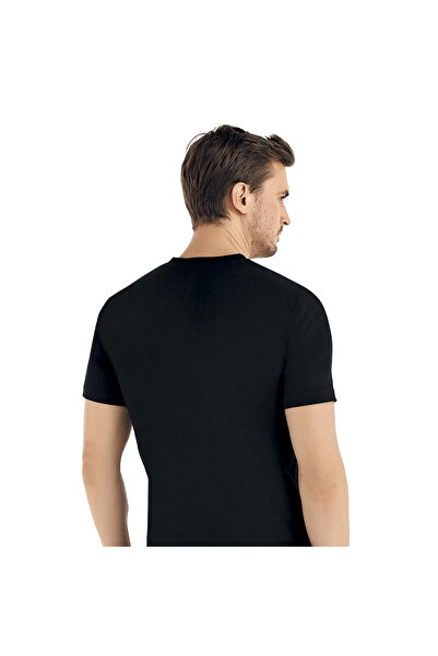 Şahinler Me011 Ανδρικό εσώρουχο με κοντό μανίκι με λαιμόκοψη V