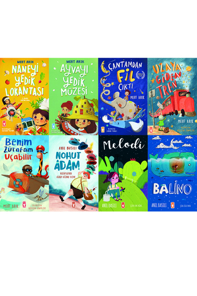 Timaş Çocuk 2.3. Sınıf Okuma Seti 8 Kitap Naneyi Yedik Lokantası-Ayvayı Yedik...