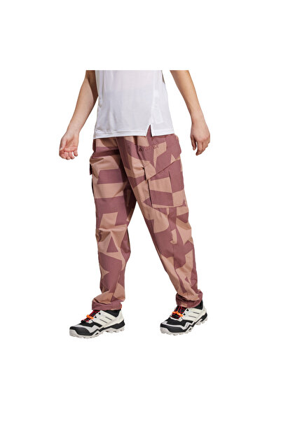 adidas Cargo Aop P Women's White Outdoor Pants Women's Outdoor Pants Je9430