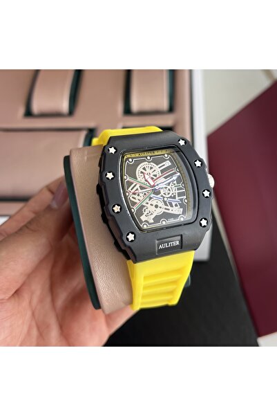 catera Men's watch with a transparent silicone case